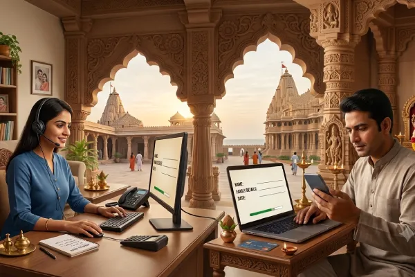 Assistance with Online Mangal Dosh Pooja Booking Somnath