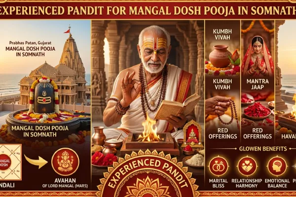 Experienced Pandit for Mangal Dosh Pooja in Somnath