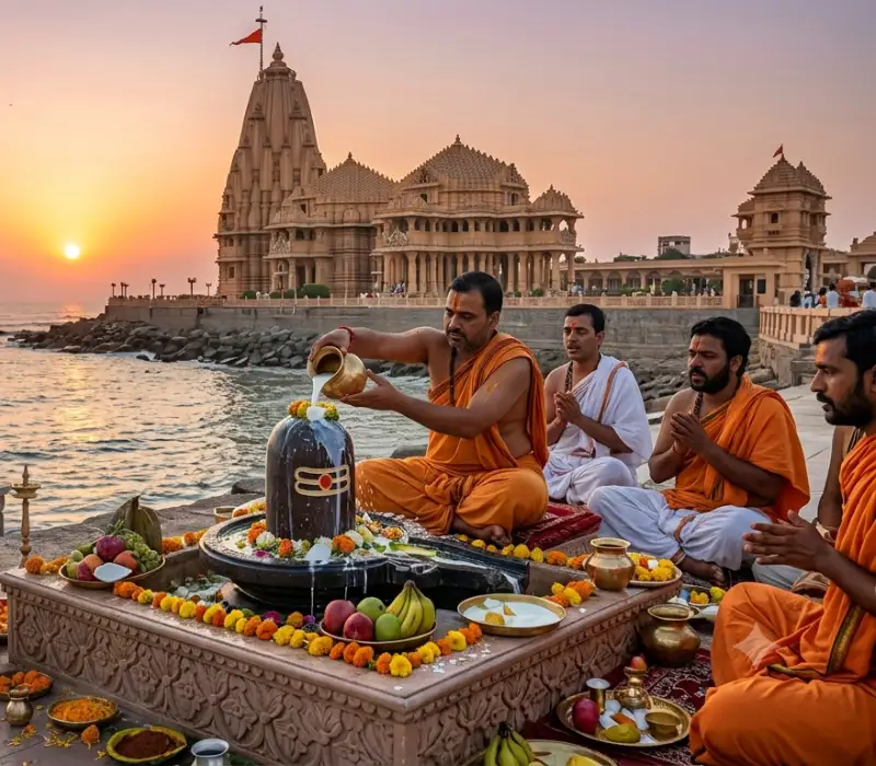 Rudra Abhishek Puja Cost in Somnath