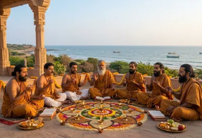 Sacred Vedic mantra chanting